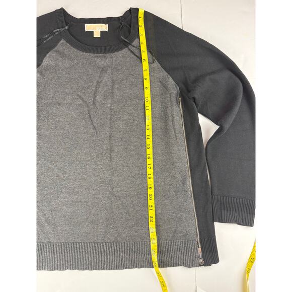 Michael Kors Black & Gray Long Sleeve Sweater - L - Picture 4 of 8